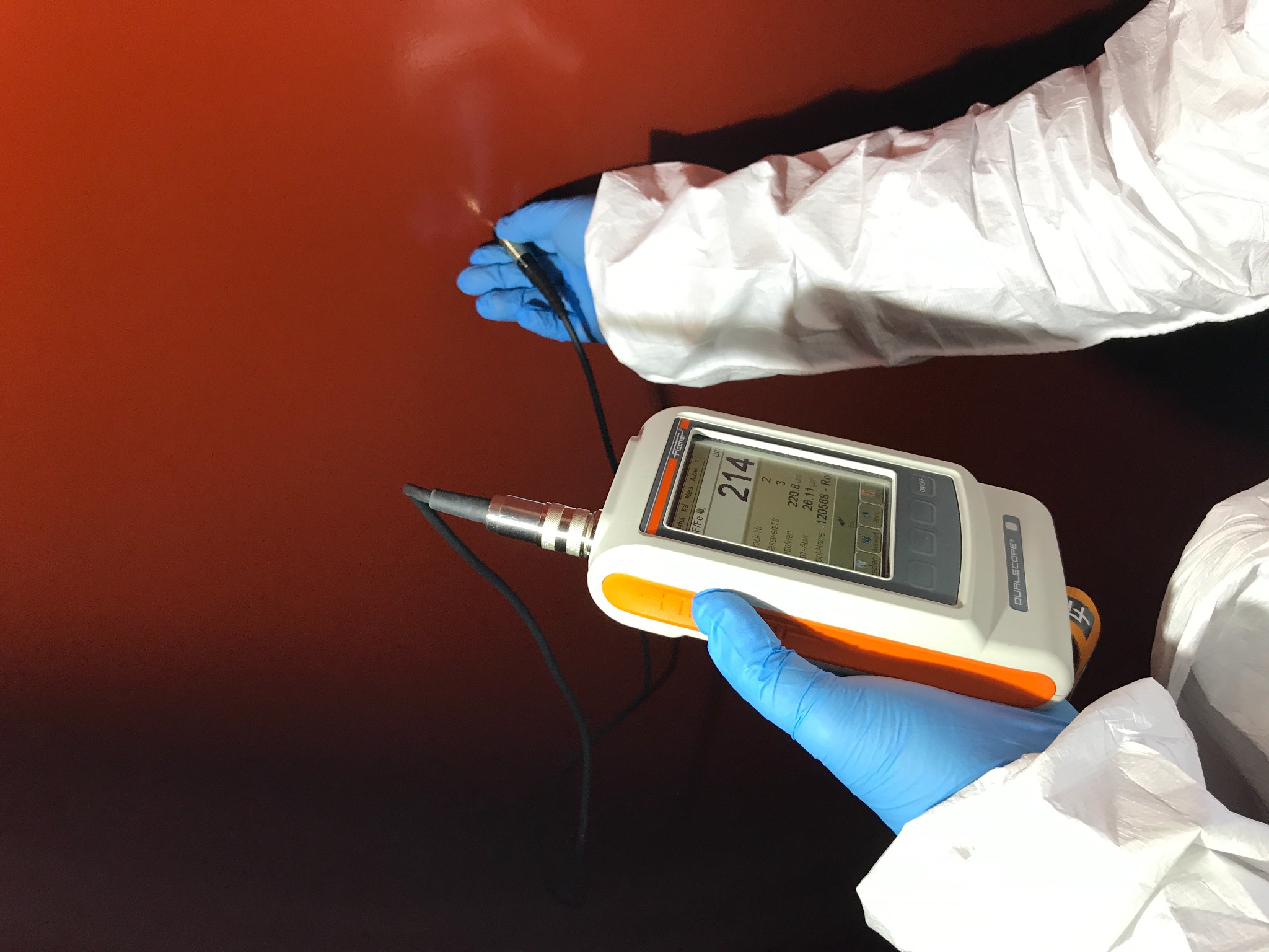 ISO 19840 coating thickness acceptance criteria calculator