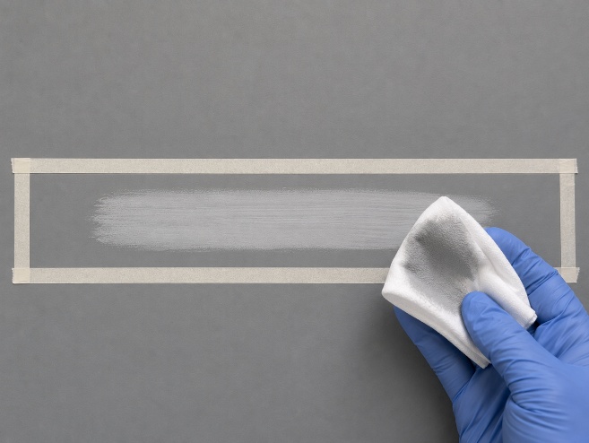 Verification of ethyl silicate coating cure by MEK resistance test