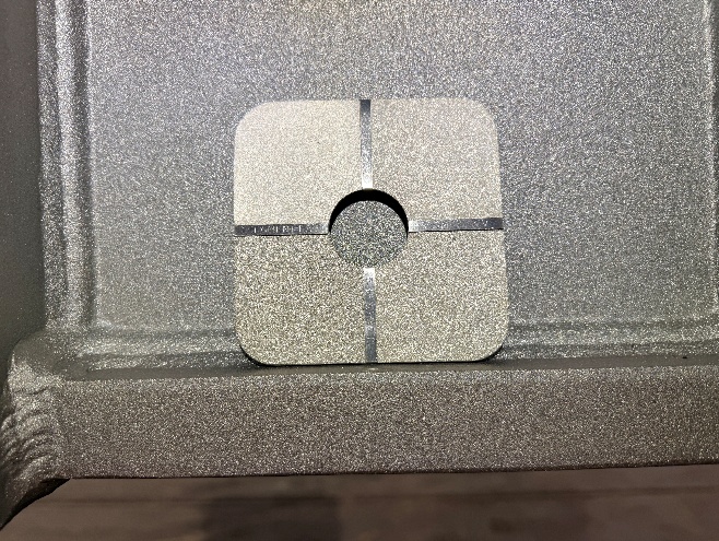 Classification of surface profile using the ISO 8503-2 comparator